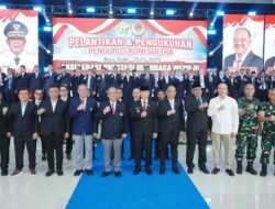 Pengurus Baru KONI Sultra Resmi Dilantik, Gubernur Optimis dan Titip Pesan Jaga Amanah