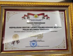 Inovasi Sosial Polsek Laonti Raup Penghargaan: Dinobatkan Polsek Terbaik Nasional Kompolnas Award 2025
