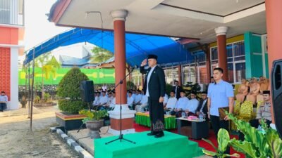 Wabup Konsel Pimpin Upacara Hari Santri 2025, Sampaikan Amanat Menag